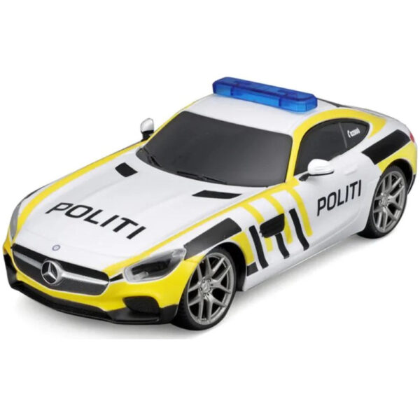 1:24 RC MERCEDES-AMG GT NORSK POLITIBIL 2.4GHZ