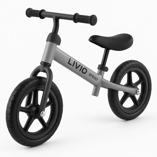 LIVIO Sprint Balanscyckel Grå